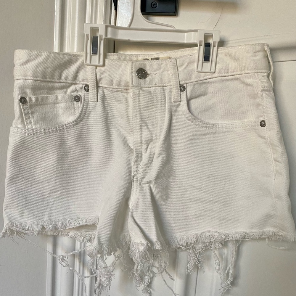 Free People denim shorts